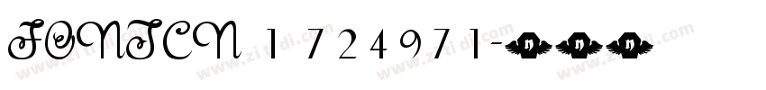FONTCN 1 724971字体转换
